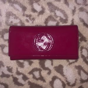 Pink Gucci SoHo Wallet